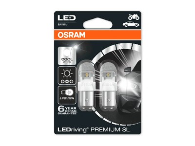 LED spuldzes P21/5W, 2W, 12V, 6000K