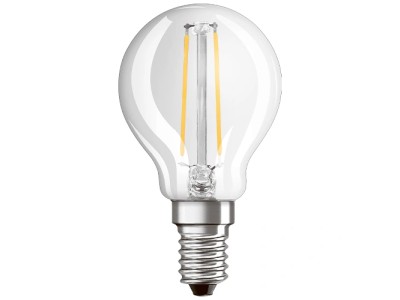LED Filamenta spuldze E14, G45, 4W