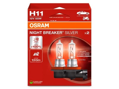 Halogēna spuldzes H11, 12V, 55W, 3200K