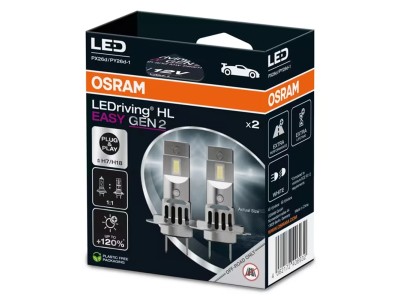 LED spuldzes H7/H18, 16W, 6500K, 2000Lm