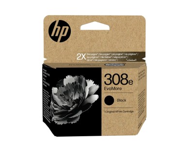 HP 308e EvoMore Black Original Ink
