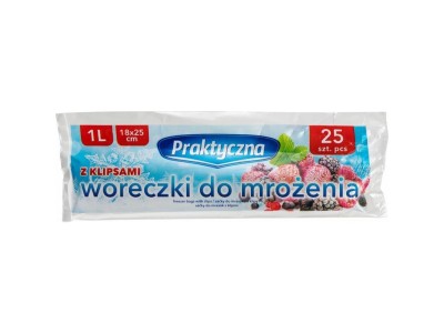Pārtikas saldēšanas maisiņi. 25 gab iepakojumā