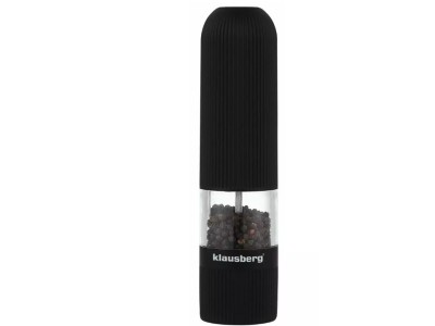 Elektriskās garšvielu dzirnaviņas, melnas, 60ml, Klausberg