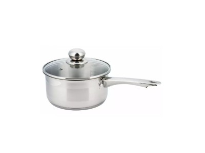 Kastrolis ar vāku, tērauda Ø14cm 1L