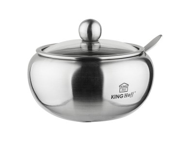 Cukurtrauks ar karoti, tērauds, 460ml Kinghoff