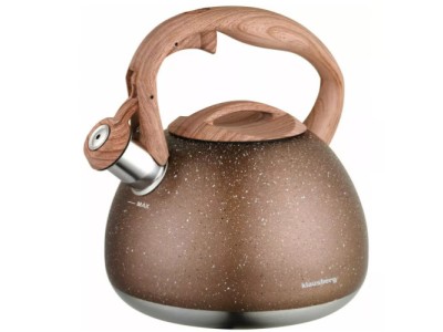 Tradicionālā tējkanna 2,8l, brūna marmora