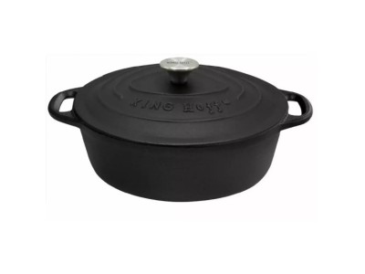 Čuguna katls 6.2l, melns KingHoff