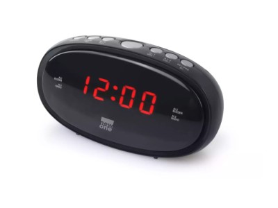 Pulksteņa radio, CR 100 melns NEW-ONE