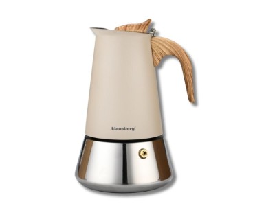 Espresso kafijas kanna, nerūsējošais tērauds, 6