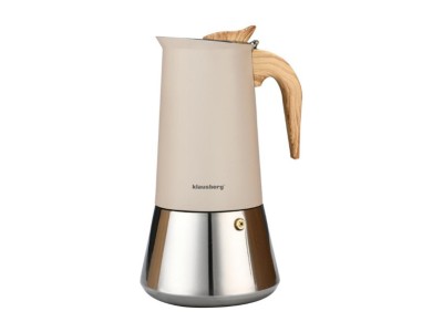 Espresso kafijas kanna, nerūsējošais tērauds, 12