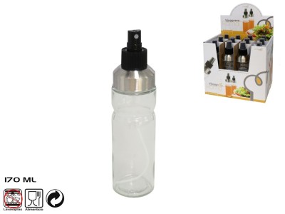 Stikla etiķa pudele 170 ml ar