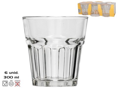 6 gab. Casablanca glāzes 300 ml