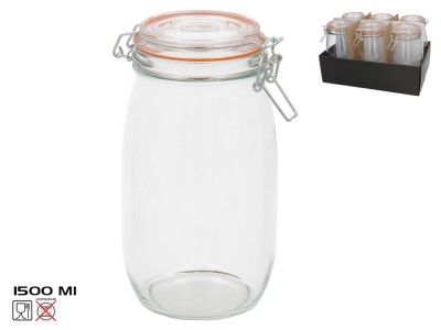 Hermētiska glabāšanas burka 1500 ml, 22