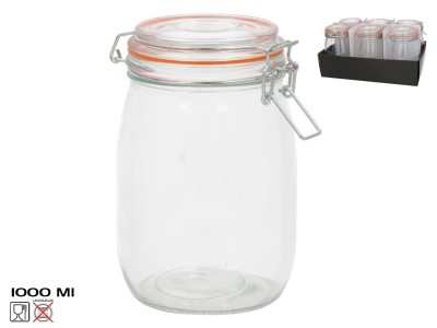 Hermētiska burka 1000 ml, 17 x