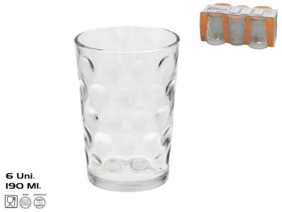 Glāzes (6 gab.) 190 ml