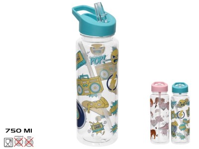 Nala dekorēta plastmasas pudele 750 ml