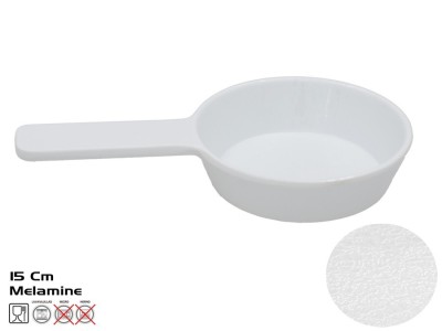 15 cm balta zupas/mērces karote, 8