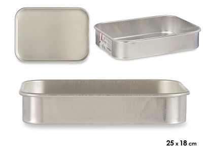Alumīnija cepamtrauks, 5.3×26×19 cm, 87583