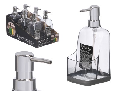 Virtuves dozators, melns pelēks, 20×10.5×9