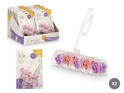 WC atsvaidzinātāji, lavandas aromāts, 2gb komplektā