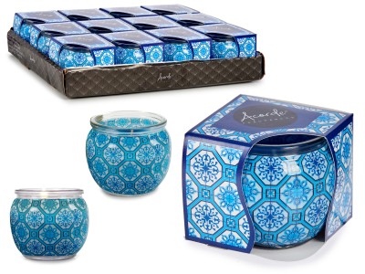 Aromātiskā svece stikla traukā, Aqua Fresh