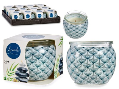 Aromātiskā svece stikla traukā, Spa Home