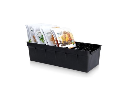 Garšvielu organizators 30x13x8 cm (melns), 150803