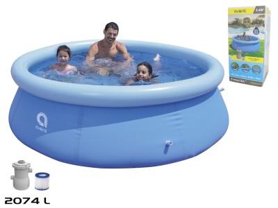 Piepūšams  peldbaseins ar filtru, 2074L,  240