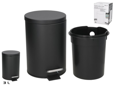 Atkritumu tvertne ar pedāli, 3 l