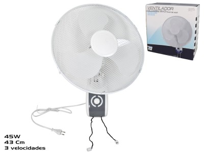 Uz sienas stiprināms ventilators, 45W, 40