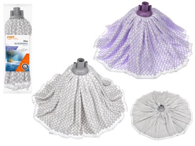 DRESS mikrošķiedras mops, balts-lillā, 14 x