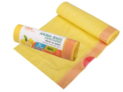 AROMA BAGS atkritumu maisi 60L, citrusu