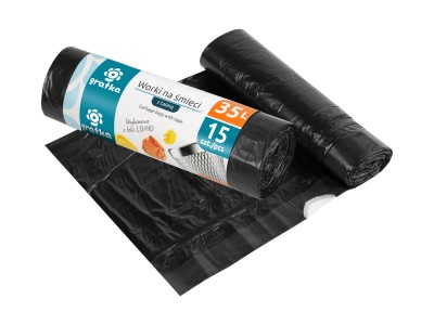 Atkritumu maisi ar savilkšanas lenti 35L