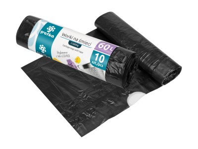 Atkritumu maisi ar savilkšanas lenti 60L