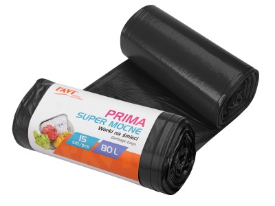PRIMA LDPE atkritumu maisi 80L, 60