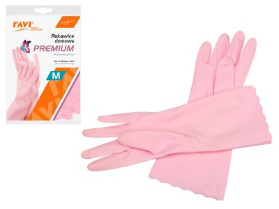 PREMIUM mājsaimniecības cimdi M, 1 pāris