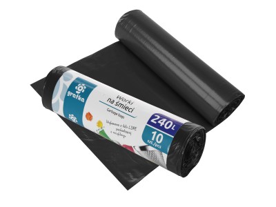 Atkritumu maisi 240L LDPE, 10 gab