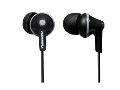 Panasonic ergonomiskas in-ear austiņas, melnas