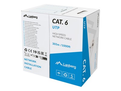 Lanberg LCU6L-11CU-0305-S networking cable Grey 305