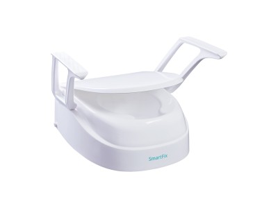 Dietz SmartFix toilet seat with armrests