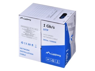 LANBERG UTP CABLE 1GB/S 305M WIRE