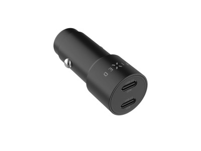 Fixed Dual USB-C Car Charger, 65W