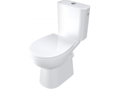 WC bowl compact rimless