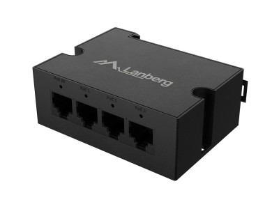 Lanberg DIN-GE4-BT-90W PoE adapter Gigabit Ethernet