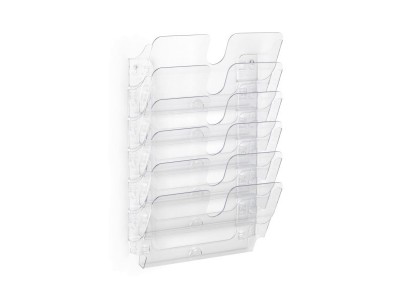 Durable FLEXIPLUS literature rack 6 shelves