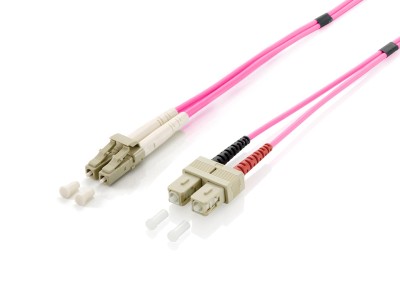 Equip LC/SC Fiber Optic Patch Cable