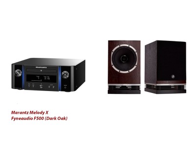 Marantz Melody X (M-CR612) + Fyneaudio