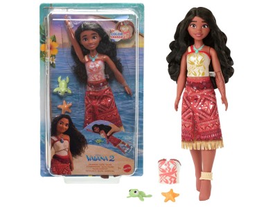 Disney Vaiana 2 Toys, Swimming Tautai