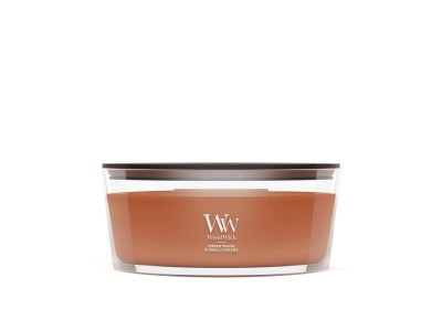 WoodWick Pumpkin Praline wax candle Ellipse