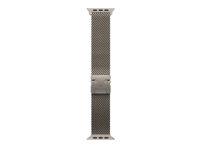 APPLE 49mm Natural Titanium Milanese Loop